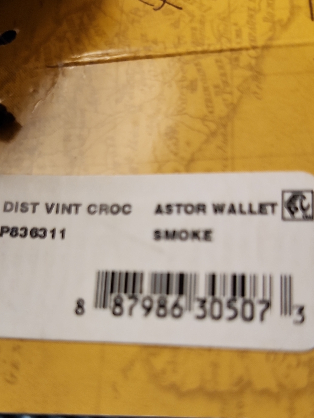 Patricia Nash Astor Wallet in Smoke